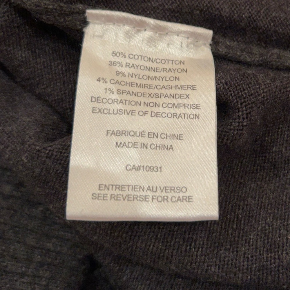Chetta B  detailed front sweater knit dress charcoal grey - Picture 4 of 10